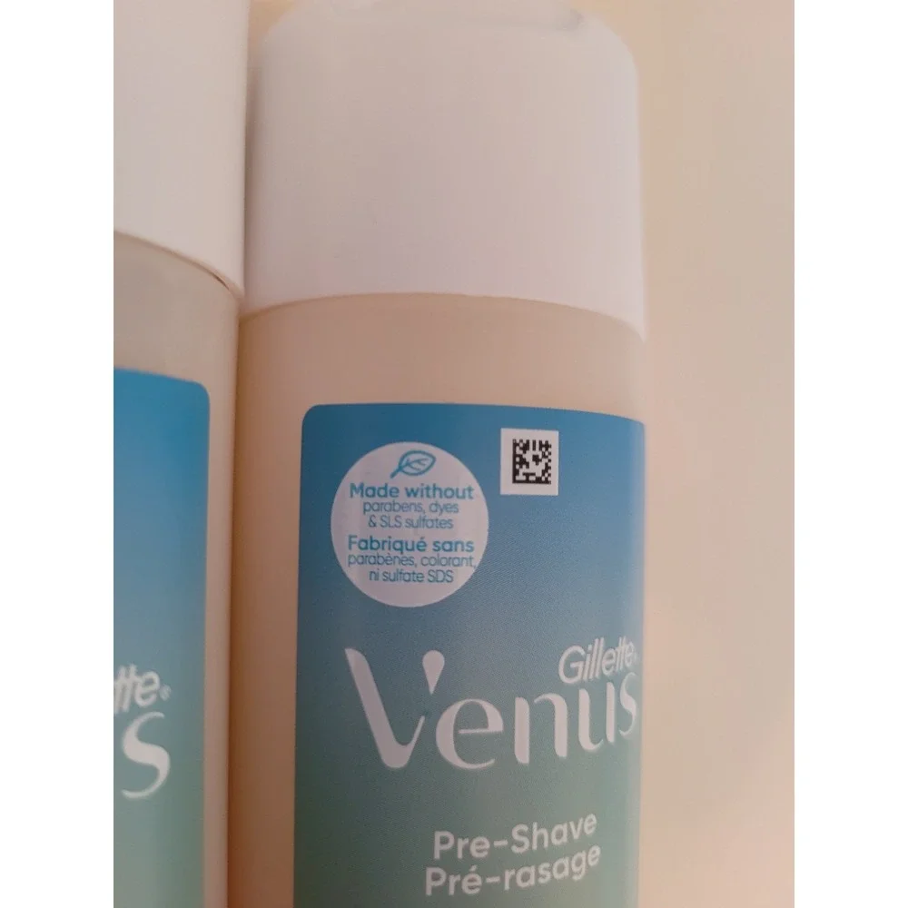 3 Gillette Venus + Olay Pre Shave Exfoliant Sea Salt Smooths Skin 6.7oz Each